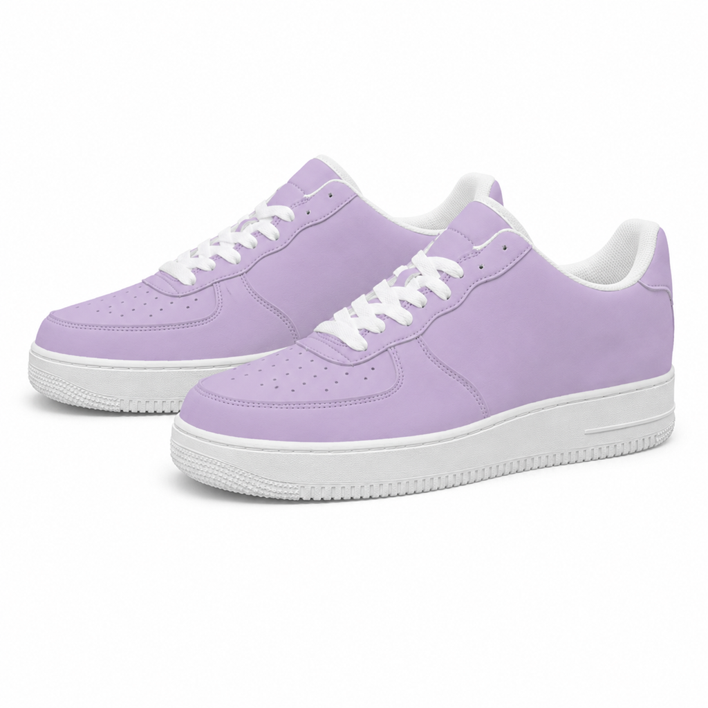 Soft Lavender Low-Top Sneakers – Minimal Everyday Style