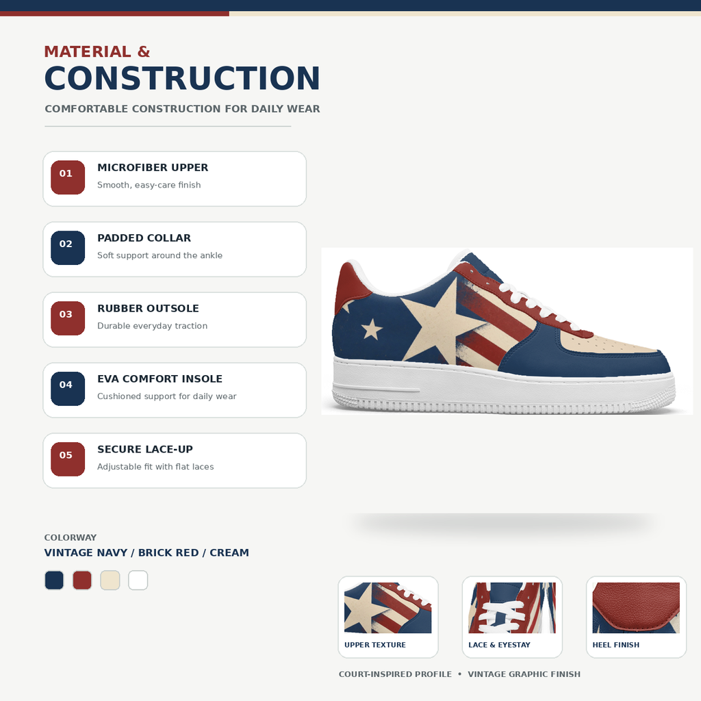 Vintage Americana Sneakers