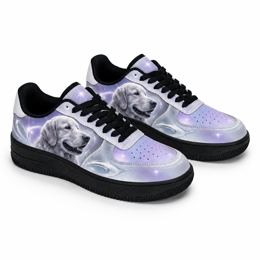 Golden Retriever Mom Celestial Y2K Sneakers