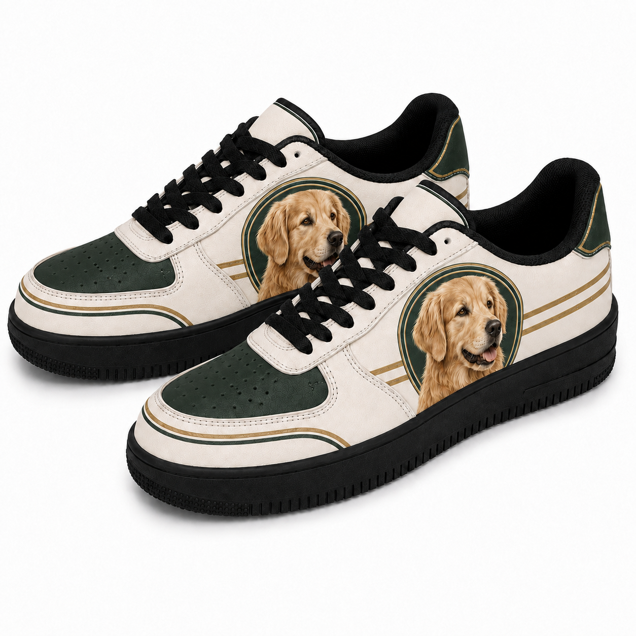 Golden Retriever Mom Collegiate Sneakers