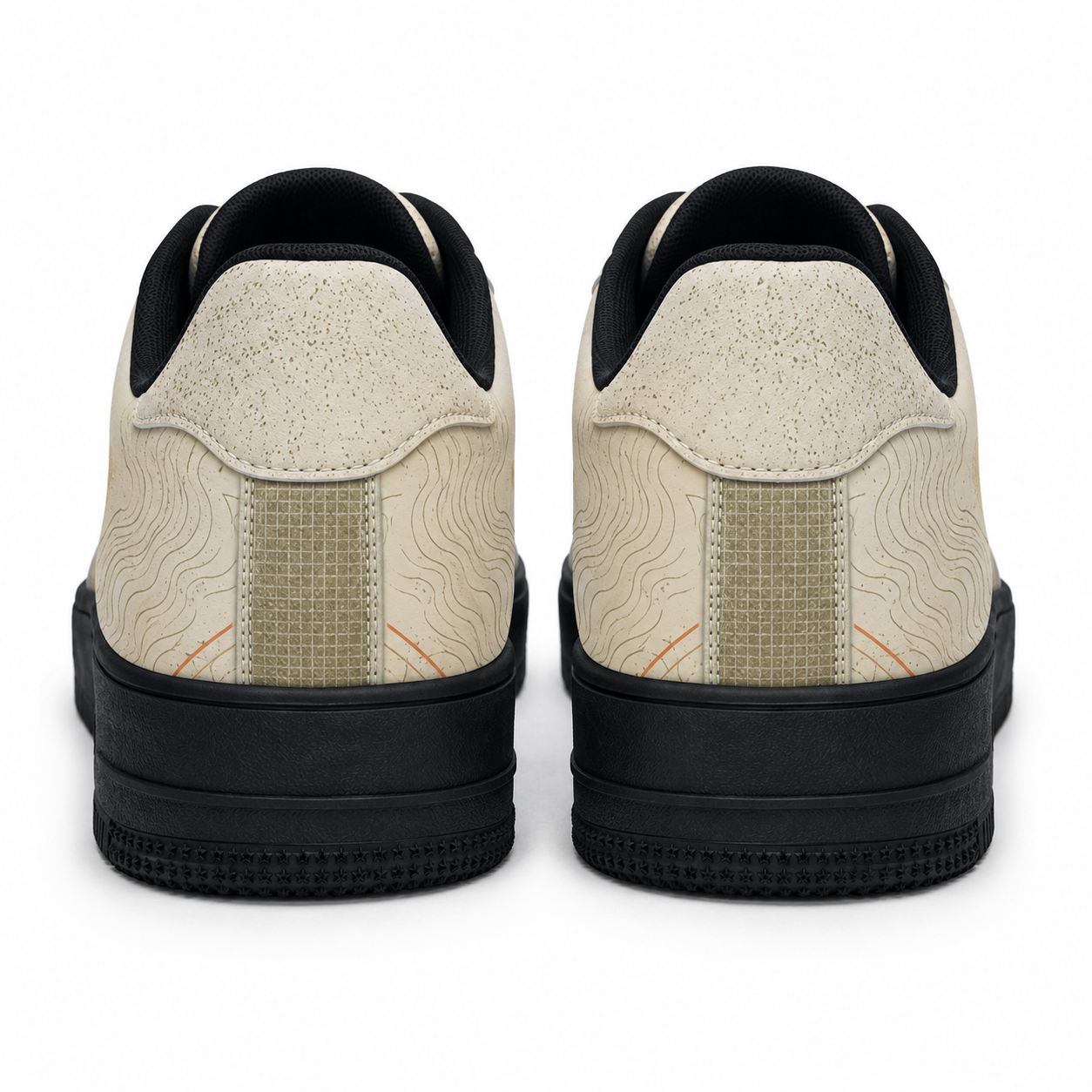 Golden Retriever Mom Earth-Tone Sneakers