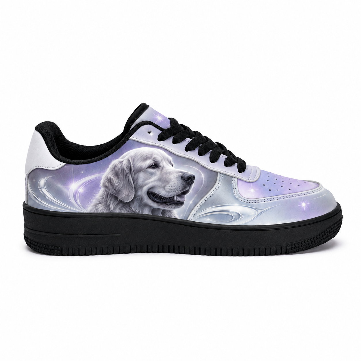 Golden Retriever Mom Celestial Y2K Sneakers