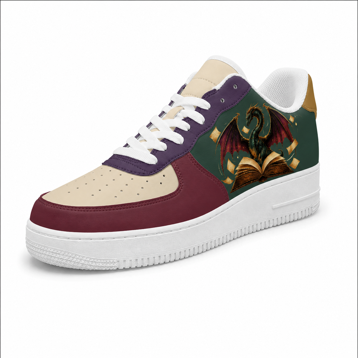 Dragon & Book Sneakers