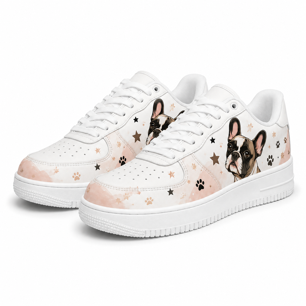 Cartoon Puppy Flat Shoes