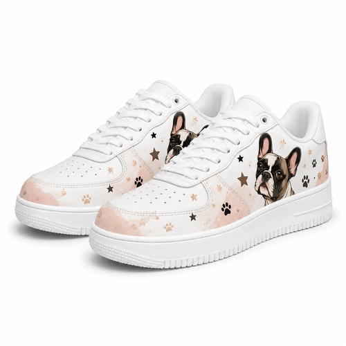 Cartoon Puppy Flat Shoes