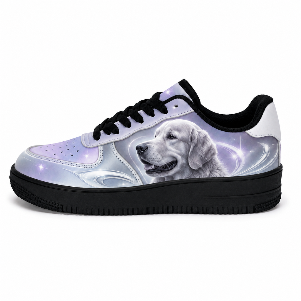 Golden Retriever Mom Celestial Y2K Sneakers