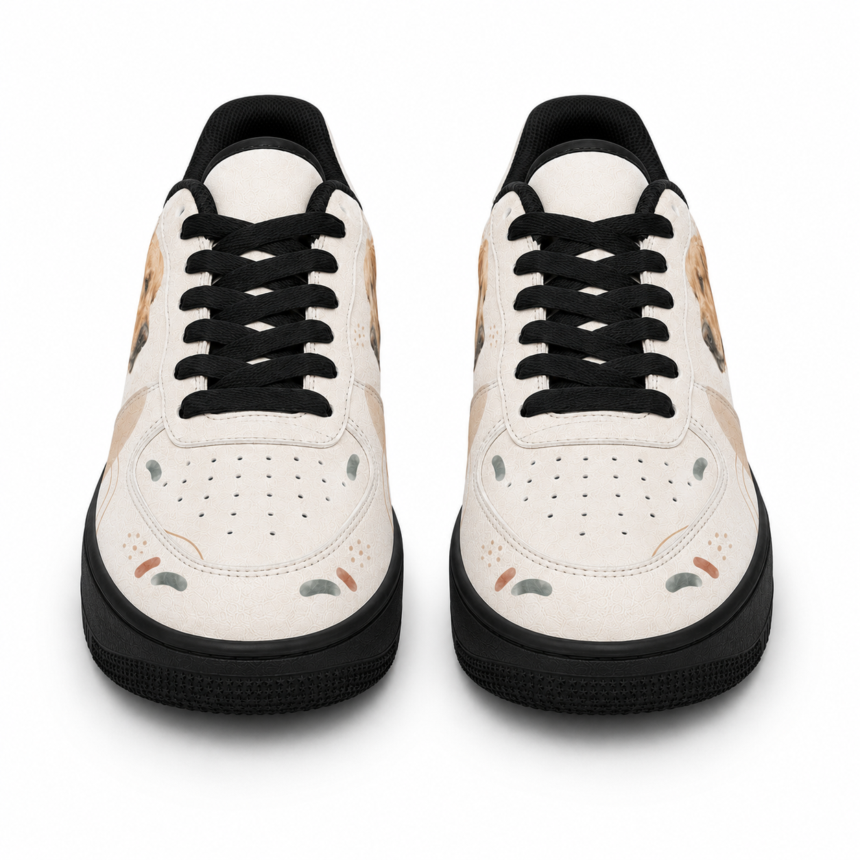 Golden Retriever Mom Mid-Century Boho Sneakers