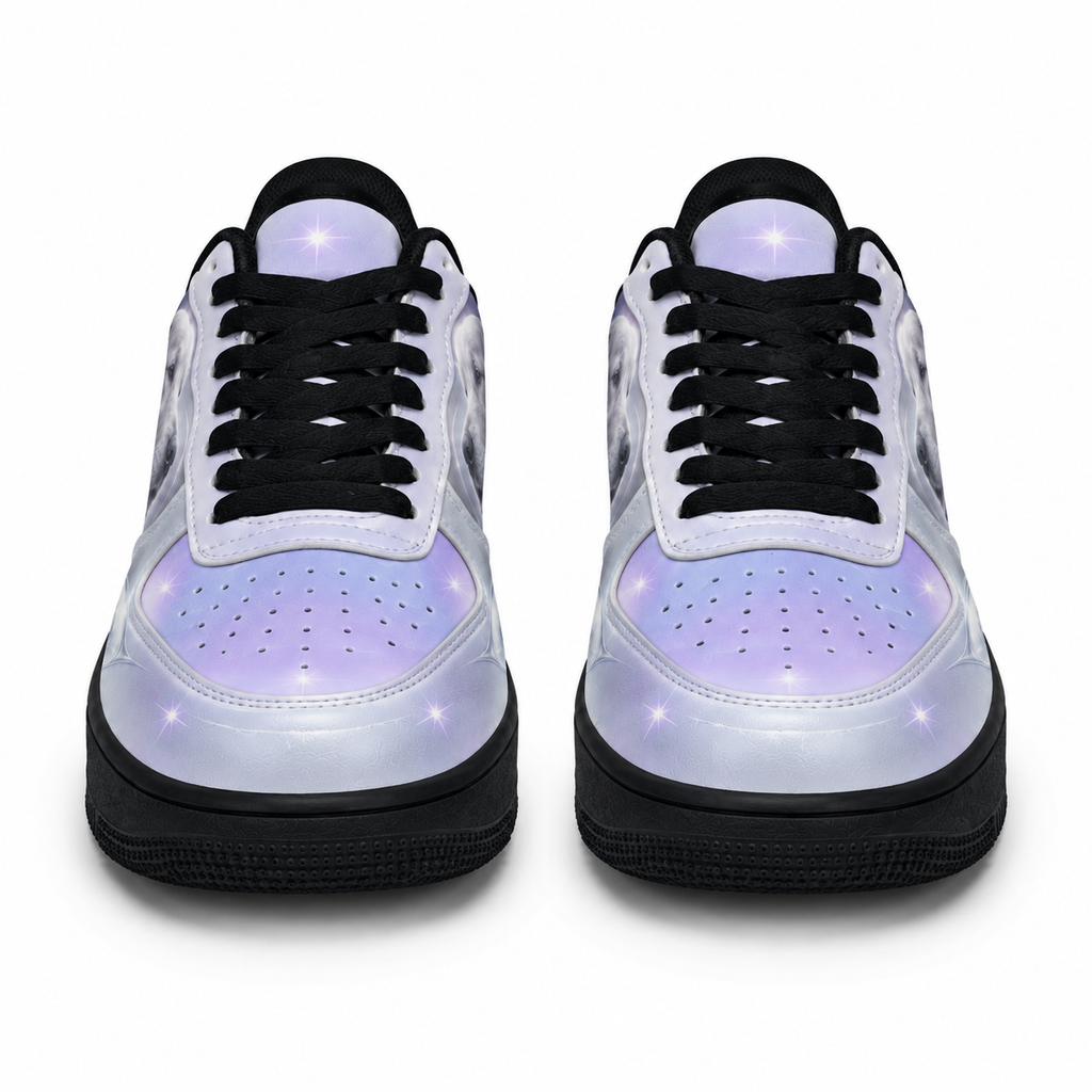 Golden Retriever Mom Celestial Y2K Sneakers