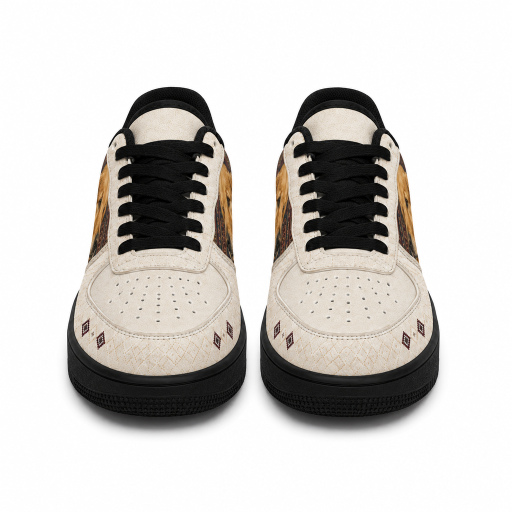 Golden Retriever Mom Southwestern Boho Sneakers