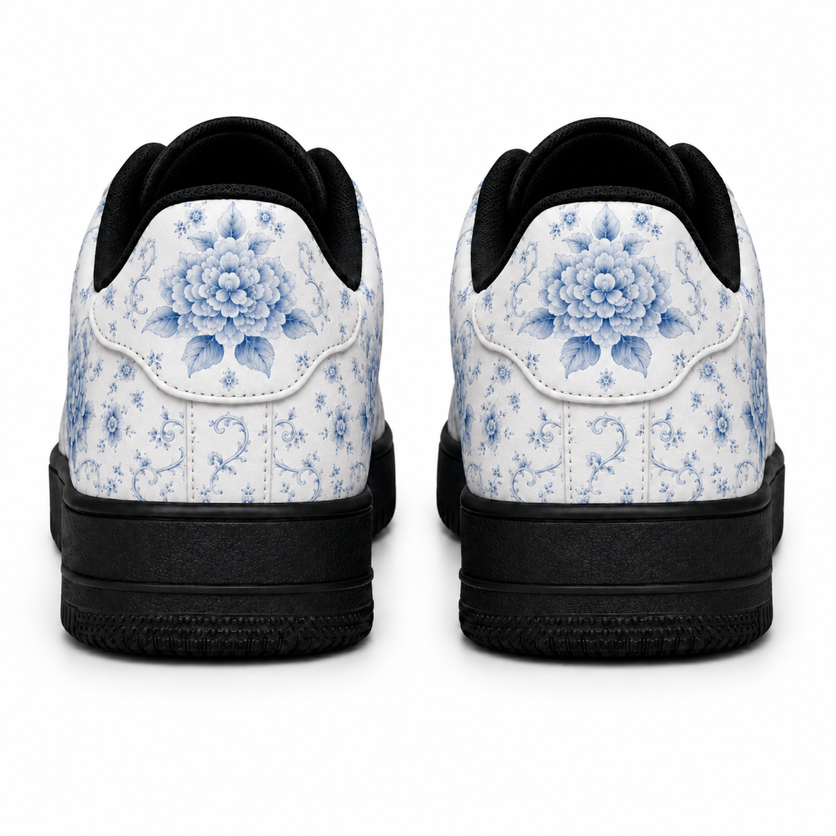 Golden Retriever Mom Blue Porcelain Sneakers