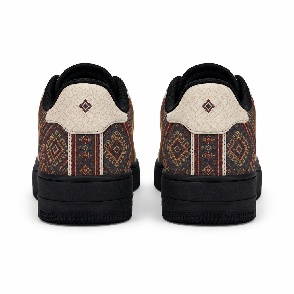 Golden Retriever Mom Southwestern Boho Sneakers