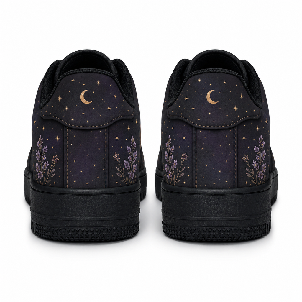 Golden Retriever Mom Celestial Night Sneakers
