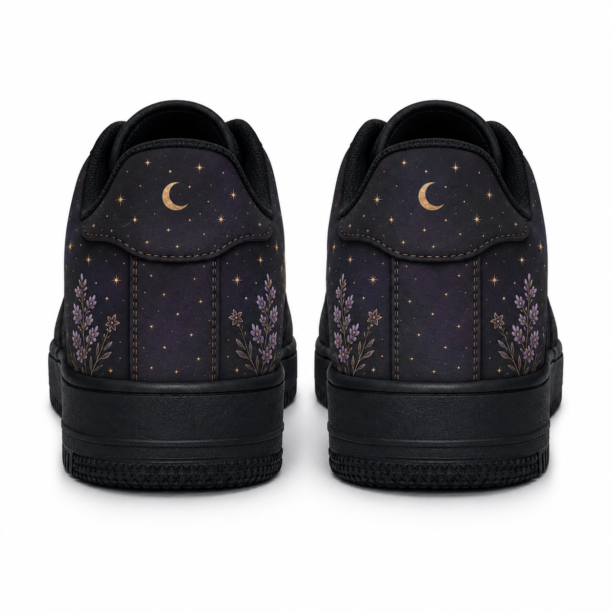 Golden Retriever Mom Celestial Night Sneakers