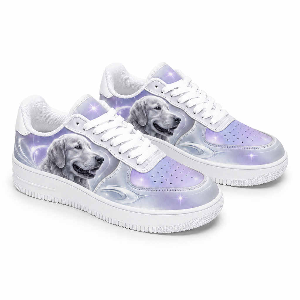 Golden Retriever Mom Celestial Y2K Sneakers