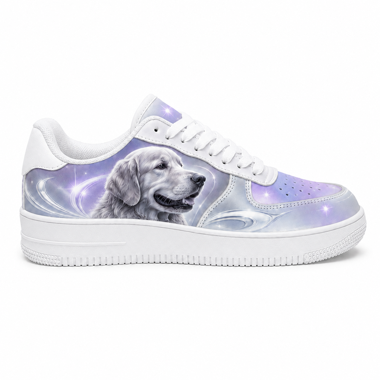 Golden Retriever Mom Celestial Y2K Sneakers
