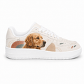 Golden Retriever Mom Mid-Century Boho Sneakers