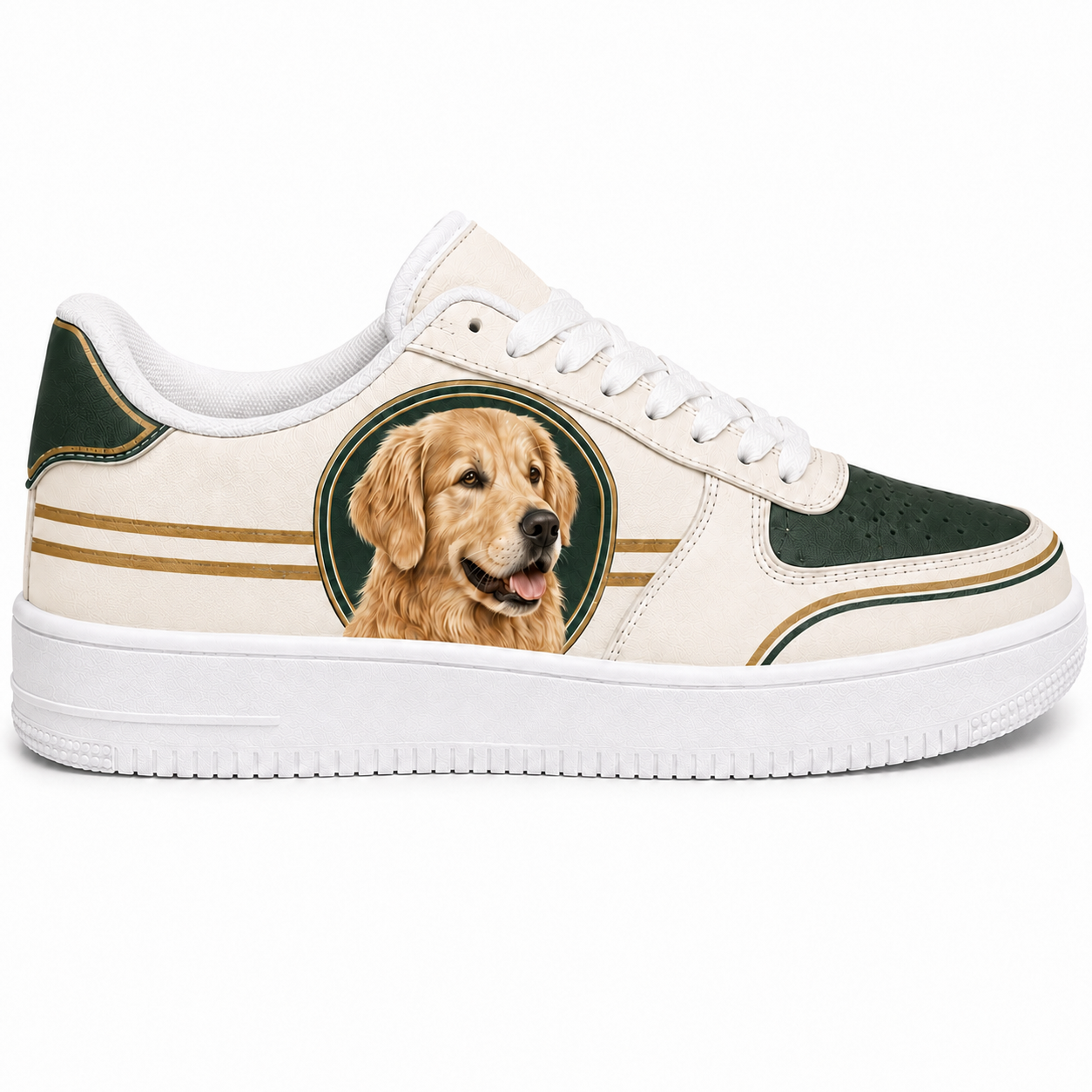 Golden Retriever Mom Collegiate Sneakers