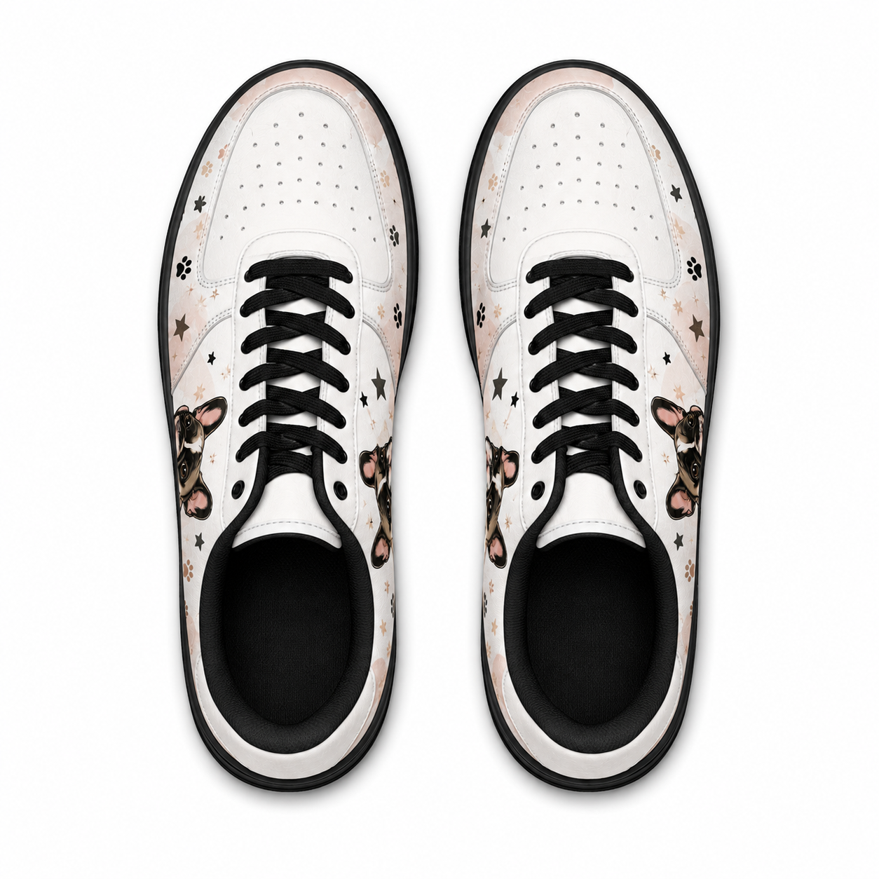 Cartoon Puppy Flat Shoes
