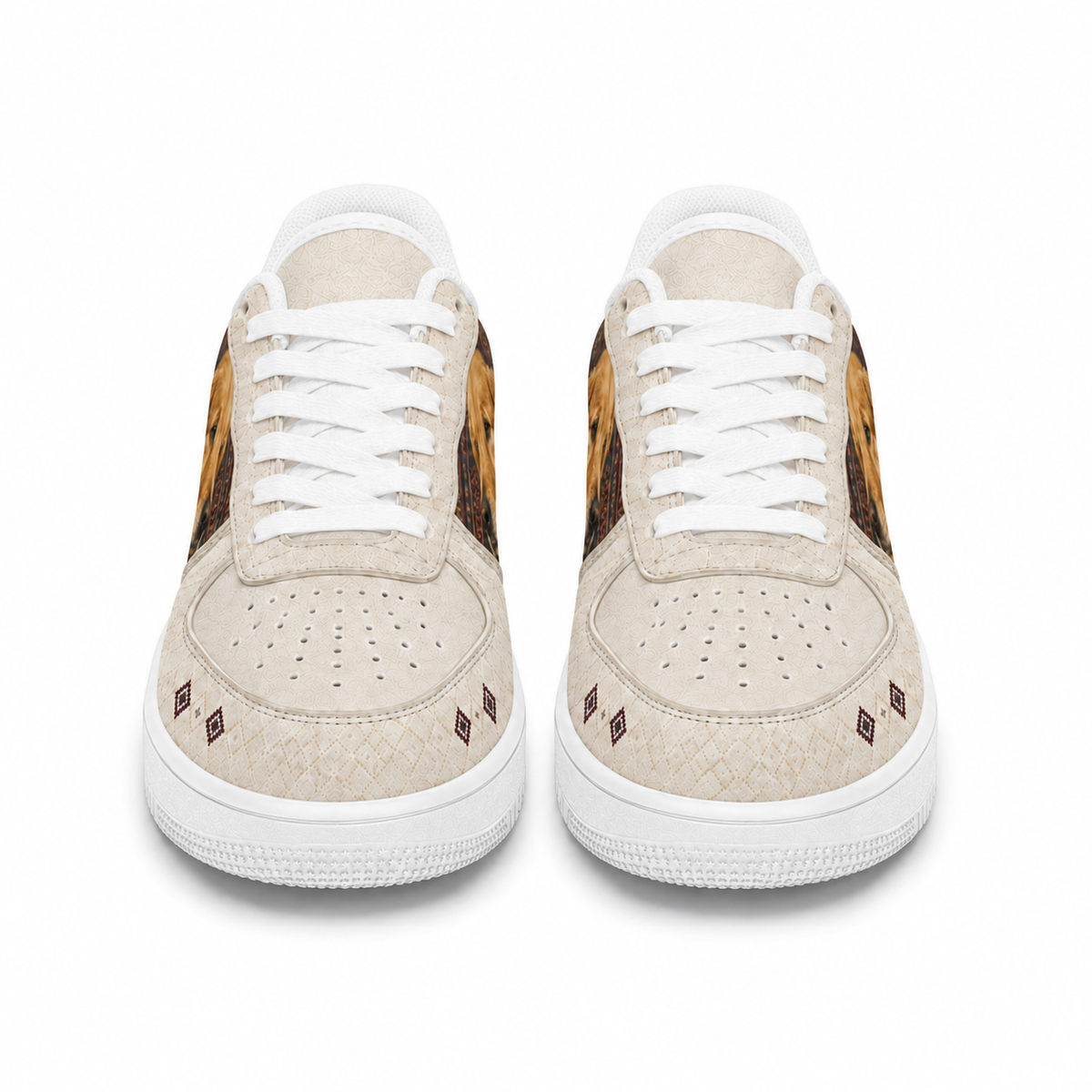 Golden Retriever Mom Southwestern Boho Sneakers