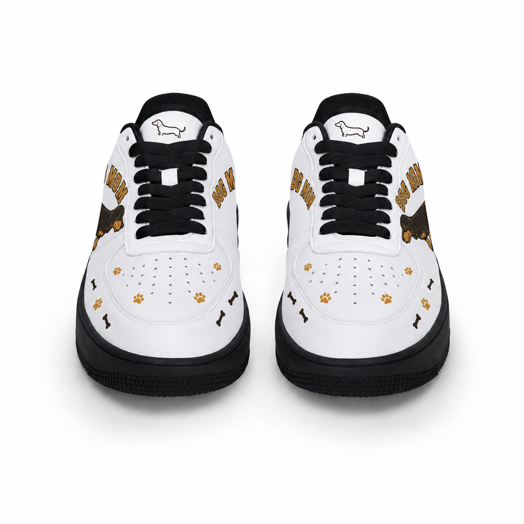 Dog Mom Dachshund Platform Sneakers