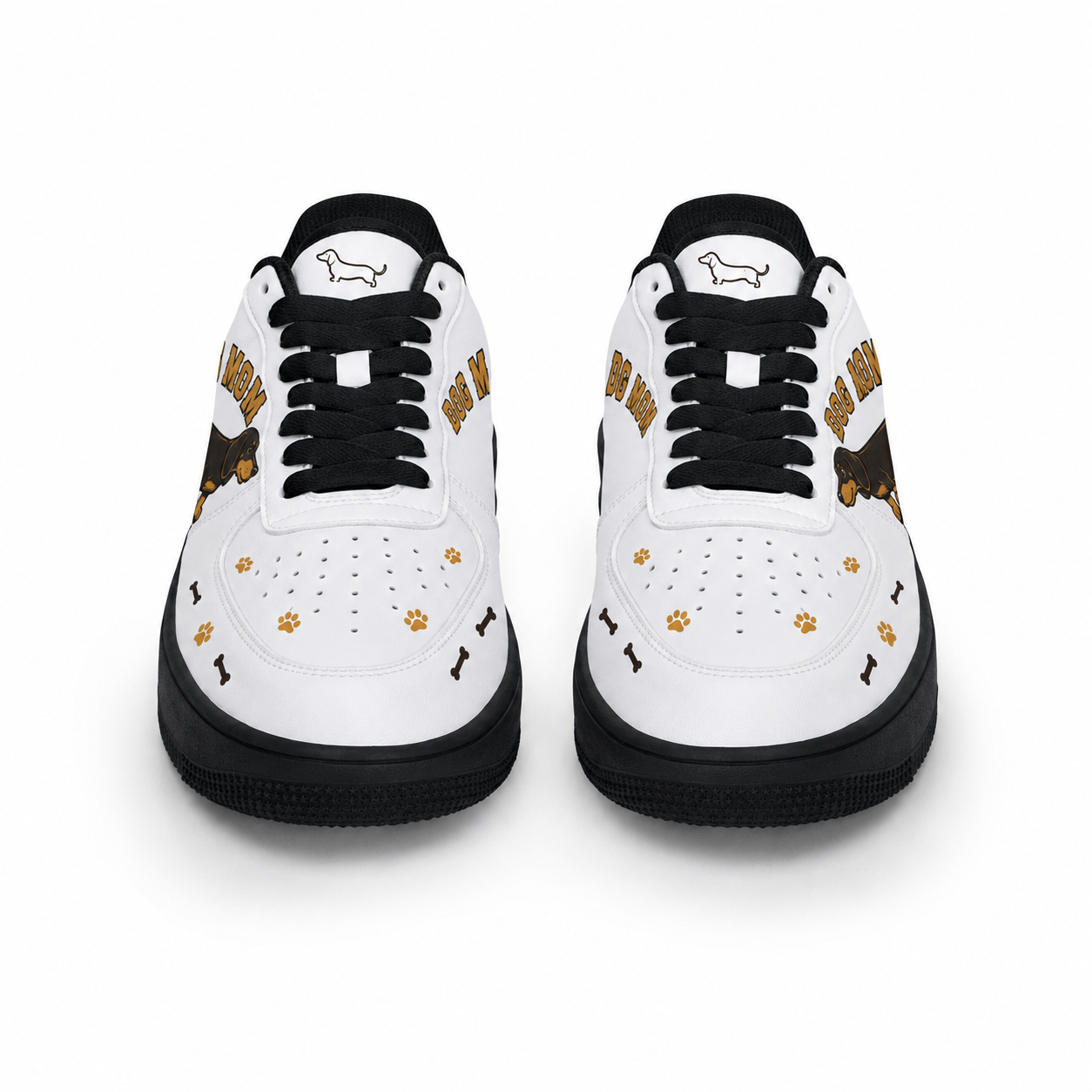 Dog Mom Dachshund Platform Sneakers