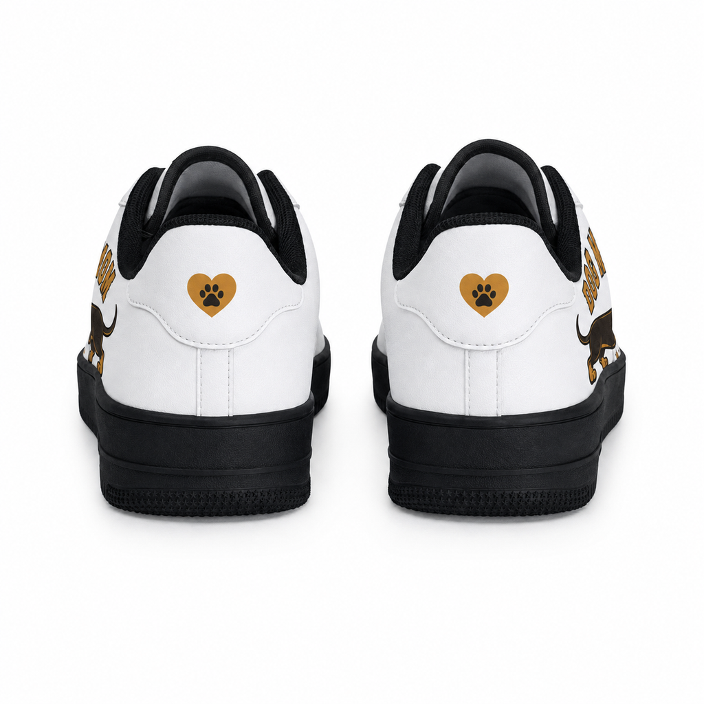 Dog Mom Dachshund Platform Sneakers