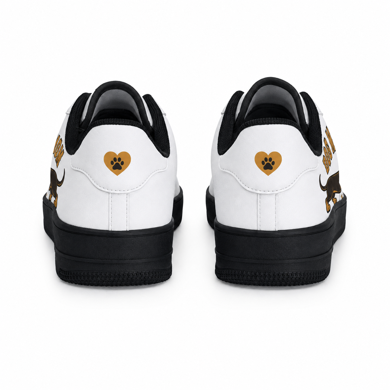 Dog Mom Dachshund Platform Sneakers