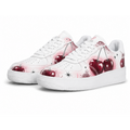 Women's cherry-patterned shoes