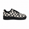 Checkered flat shoes