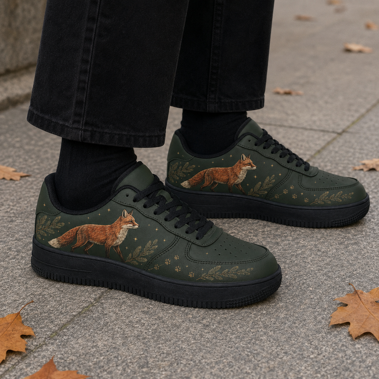 Fox Forest Casual Platform Sneakers