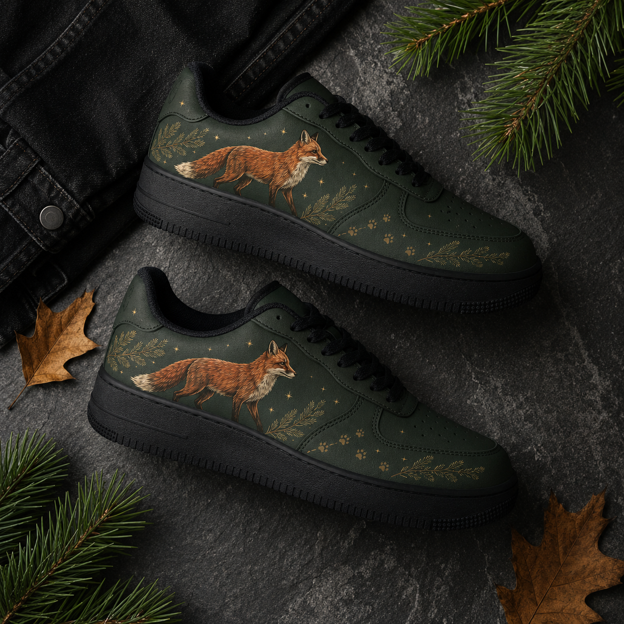 Fox Forest Casual Platform Sneakers
