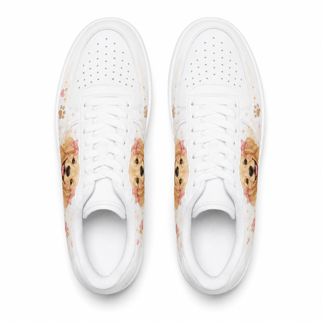 Little Golden Retriever Flat Shoes