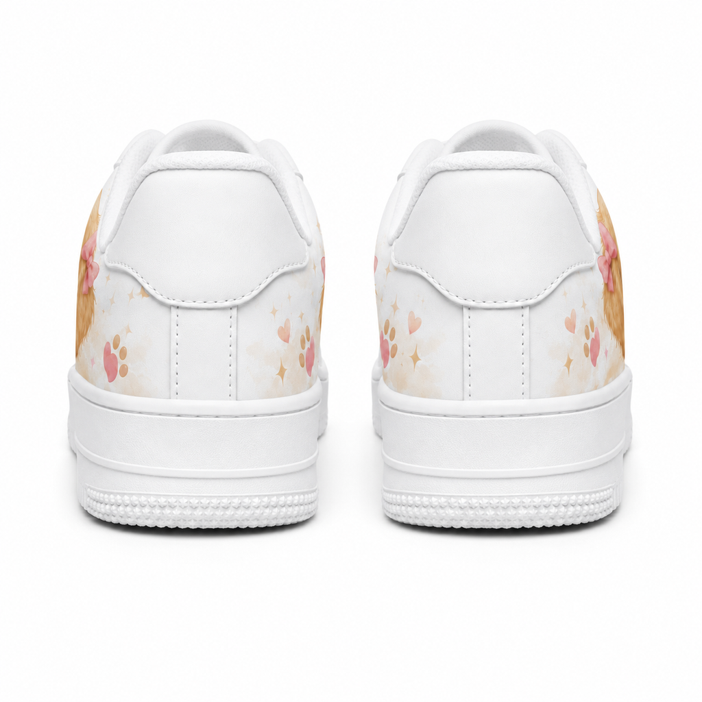 Little Golden Retriever Flat Shoes