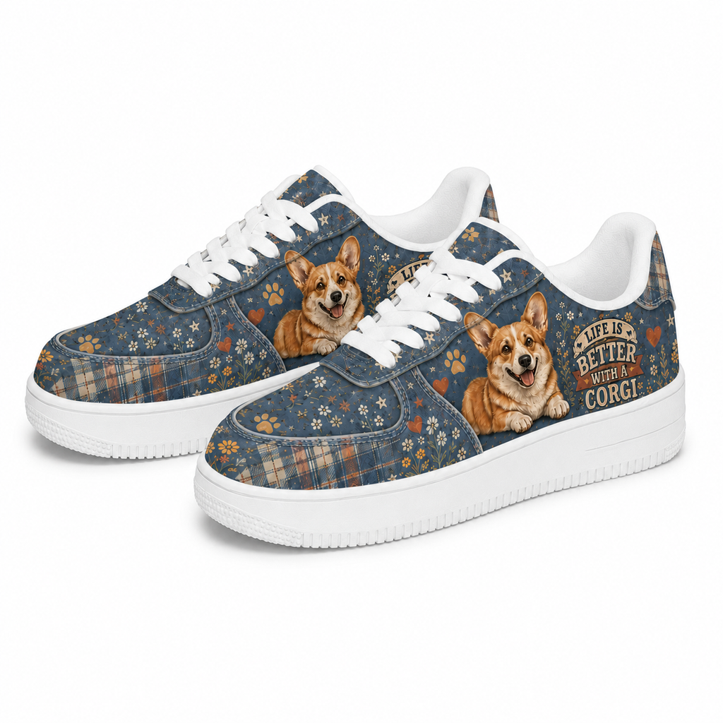 Corgi flat shoes