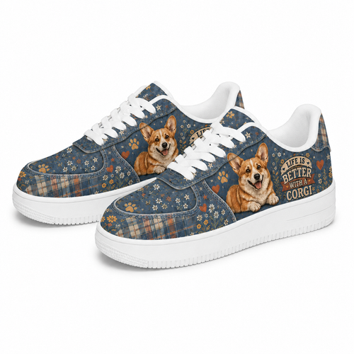 Corgi flat shoes