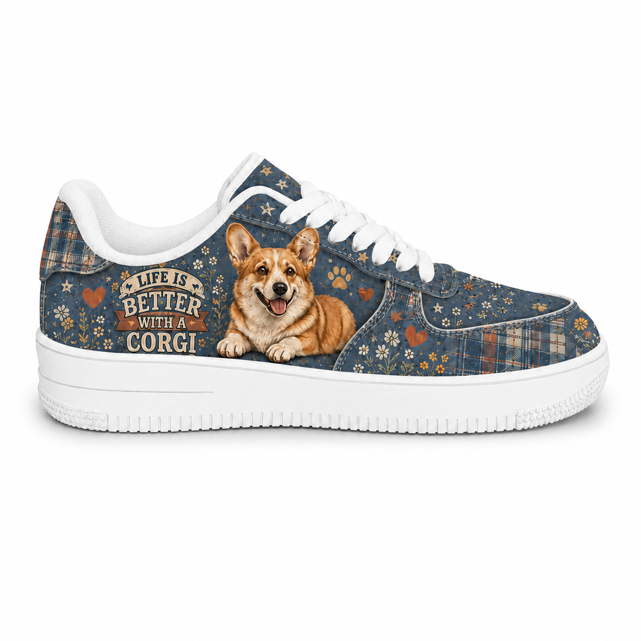 Corgi flat shoes