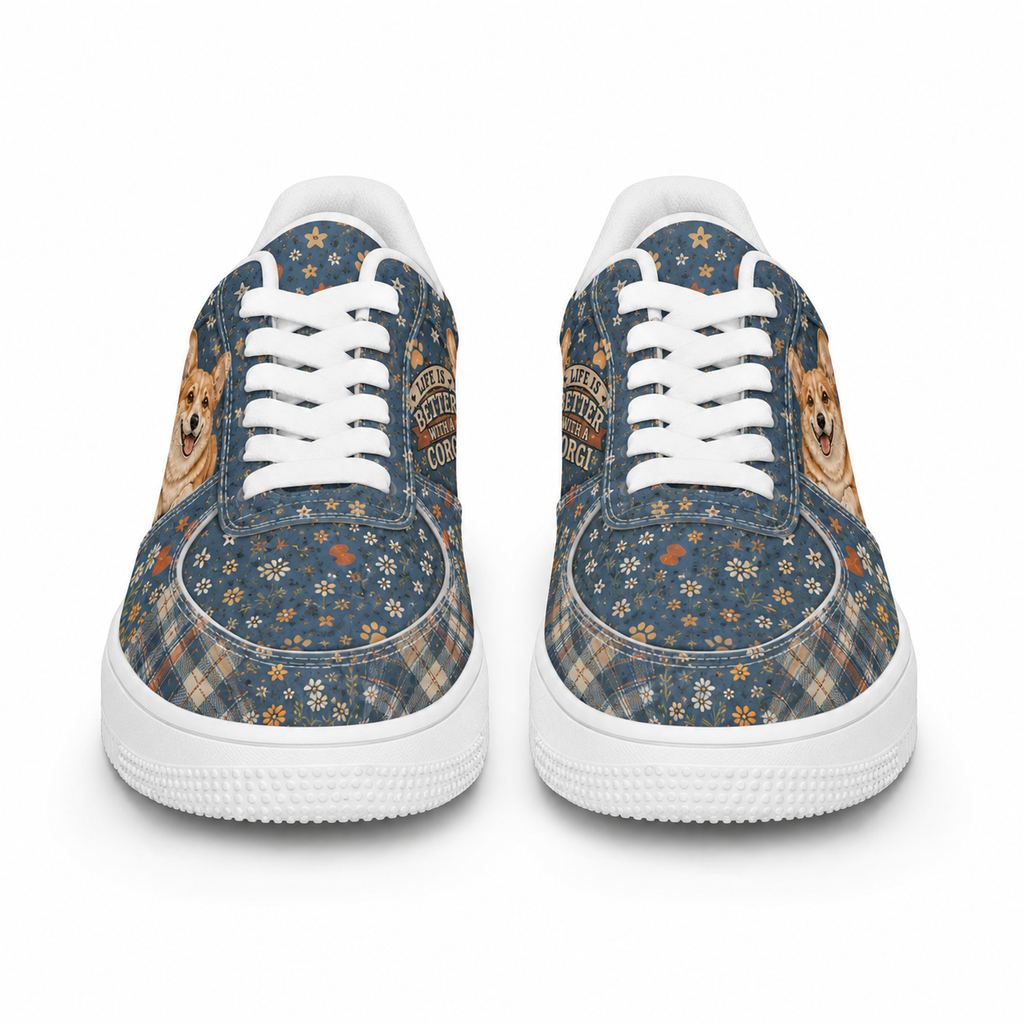 Corgi flat shoes