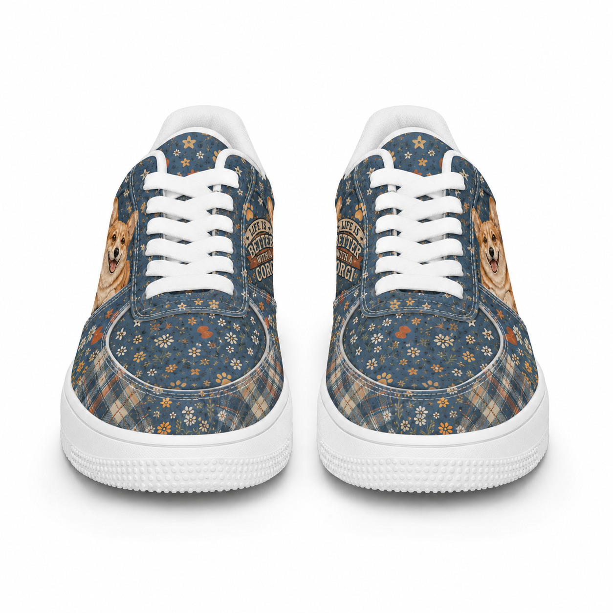 Corgi flat shoes